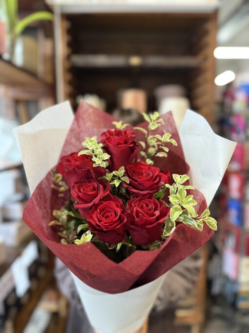 Half Dozen Red Roses