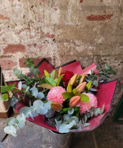 Pink Chrysanthemum Flowers Arrangement